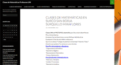 Desktop Screenshot of profesoryclasesdematematicas.com